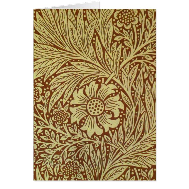 William Morris Marigold Antiek Bloempatroon (Voorkant)