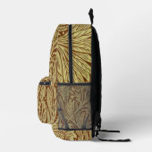 William Morris Marigold Antiek Bloempatroon Bedrukte Rugzak (Rechts)