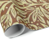 William Morris Marigold Antiek Bloempatroon Cadeaupapier (Rol Hoek)