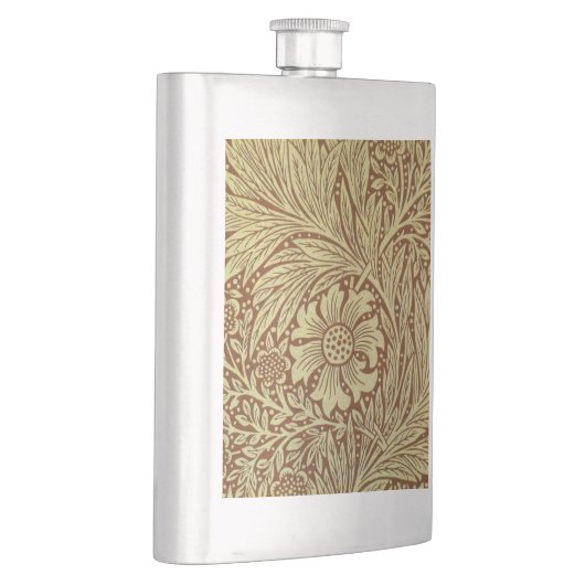 William Morris Marigold Antiek Bloempatroon Heupfles (Rechts)