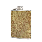 William Morris Marigold Antiek Bloempatroon Heupfles (Links)