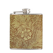 William Morris Marigold Antiek Bloempatroon Heupfles (Voorkant)