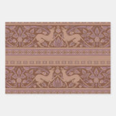 William Morris Marigold Antiek Bloempatroon Inpakpapier Vel (Voorkant 3)