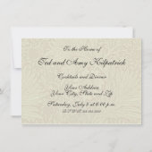 William Morris Marigold Antiek Bloempatroon Kaart (Achterkant)