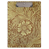 William Morris Marigold Antiek Bloempatroon Klembord (Voorkant)