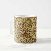 William Morris Marigold Antiek Bloempatroon Koffiemok (Voorkant links)