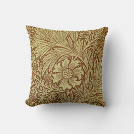 William Morris Marigold Antiek Bloempatroon Kussen