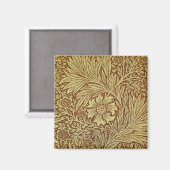 William Morris Marigold Antiek Bloempatroon Magneet (Voorkant / Achterkant)