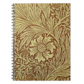 William Morris Marigold Antiek Bloempatroon Notitieboek (Voorkant)