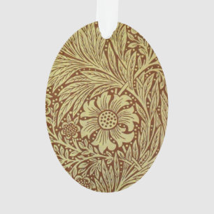 William Morris Marigold Antiek Bloempatroon Ornament