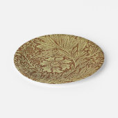 William Morris Marigold Antiek Bloempatroon Papieren Bordje (Gekanteld)