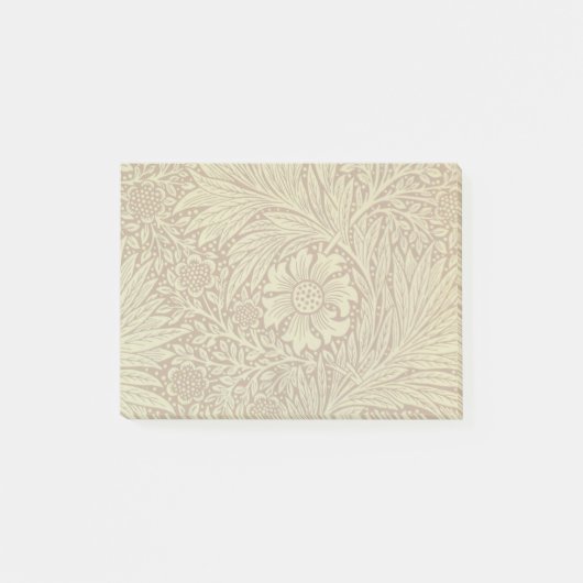 William Morris Marigold Antiek Bloempatroon Post-it® Notes (Voorkant)