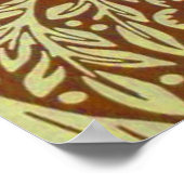 William Morris Marigold Antiek Bloempatroon Poster (Hoek)