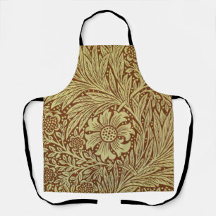 William Morris Marigold Antiek Bloempatroon Schort