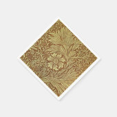 William Morris Marigold Antiek Bloempatroon Servetten (Hoek)