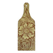 William Morris Marigold Antiek Bloempatroon Snijplank (Voorkant)