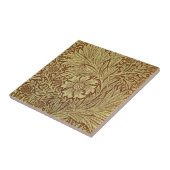 William Morris Marigold Antiek Bloempatroon Tegeltje (Zijkant)