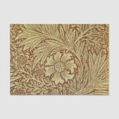 William Morris Marigold Antiek Bloempatroon Tissuepapier (Voorkant)