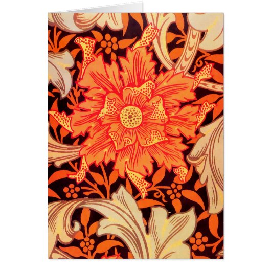 William Morris Marigold Bloemen Groeten (Voorkant)