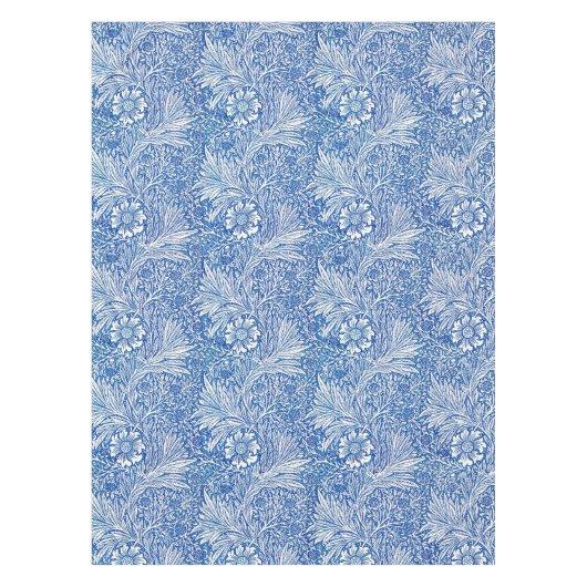William Morris Marigold Blue Floral Tafelkleed (Voorkant)