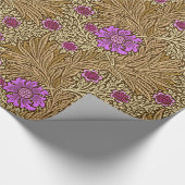 William Morris Marigold, Brown, Beige en Violet Cadeaupapier (Hoek)