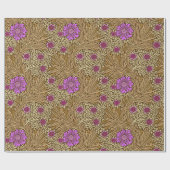 William Morris Marigold, Brown, Beige en Violet Cadeaupapier (Vlak)