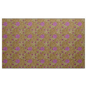 William Morris Marigold, Brown, Beige en Violet Stof (Yard (91,4 cm))