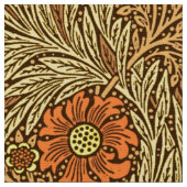 William Morris Marigold, Copper Brown en Sinaasapp Stof (Close Up)