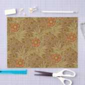 William Morris Marigold, Copper Brown en Sinaasapp Tissuepapier (Craft)