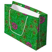 William Morris Marigold, Emerald Green & Fuchsia Large Cadeautasje (Voorkant Gekanteld)