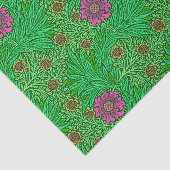William Morris Marigold, Emerald Green & Fuchsia Tissuepapier (Detail)