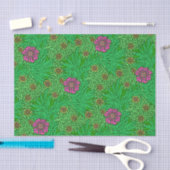 William Morris Marigold, Emerald Green & Fuchsia Tissuepapier (Craft)