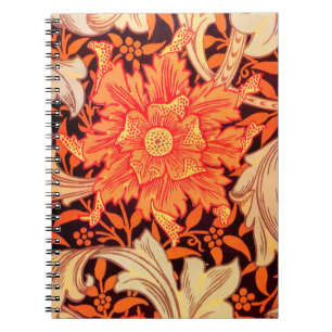 William Morris Marigold  Floral Notitieboek