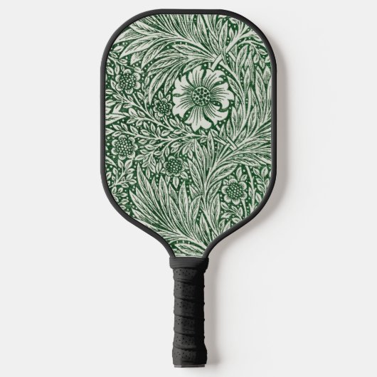 william morris marigold green floral flower wallpa pickleball paddle (Voorkant)
