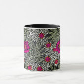 William Morris Marigold, Grey / Grey en Fuchsia Mok (Midden)