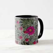 William Morris Marigold, Grey / Grey en Fuchsia Mok (Voorkant rechts)