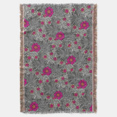 William Morris Marigold, Grey / Grey en White Th Deken (Voorkant Verticaal)