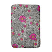 William Morris Marigold, Grijs / Grijs en Wit Badmat (Voorkant Verticaal)
