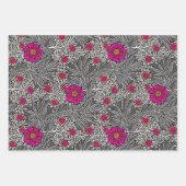 William Morris Marigold, Groen, Bruin & Grijs Inpakpapier Vel (Voorkant)