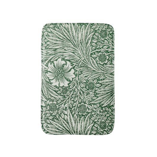 William Morris Marigold Groene Bloembloem Badmat (Voorkant Verticaal)