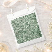 William Morris Marigold Groene Bloembloem Bedankzakje (Geknipt)