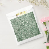 William Morris Marigold Groene Bloembloem Bedankzakje (Gezegeld)