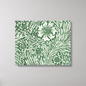 William Morris Marigold Groene Bloembloem Canvas Afdruk (Voorkant)
