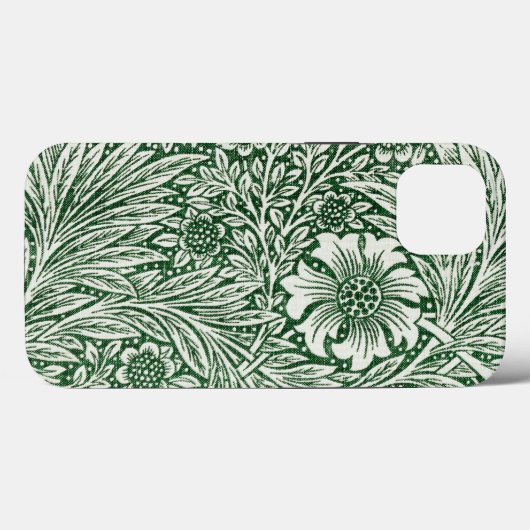 William Morris Marigold Groene Bloembloem Case-Mate iPhone Case (Achterkant (horizontaal))
