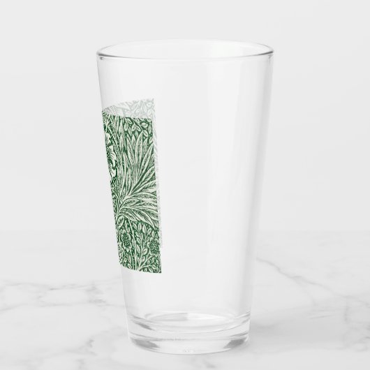 William Morris Marigold Groene Bloembloem Glas (Links)
