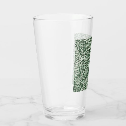 William Morris Marigold Groene Bloembloem Glas (Rechts)