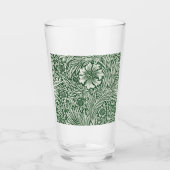 William Morris Marigold Groene Bloembloem Glas (Voorkant)