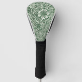 William Morris Marigold Groene Bloembloem Golfheadcover (Voorkant)