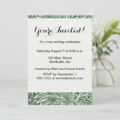 William Morris Marigold Groene Bloembloem Kaart (Staand voorkant)