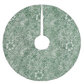William Morris Marigold Groene Bloembloem Kerstboom Rok (Voorkant)